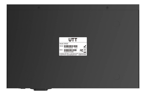 Router Utt Er520 Con 4 Puertos Wan Y 4 Puertos Lan 100m,