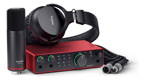 Interfaz De Audio Usb Focusrite Scarlett 2i2 Studio 4ª Gener