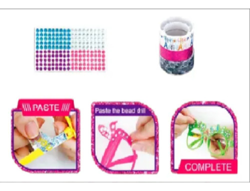Gafas De Juguete Con Accesorios Para Niños 4 Pzs Multicolor Multicolor Gafas