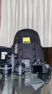 Nikon Reflex Kit D3500 + Lente 18-55mm F/3.5-5.6g Vr