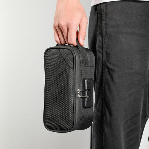Bolsa Antihedor Con De Seguridad Estuche Organizador Negro