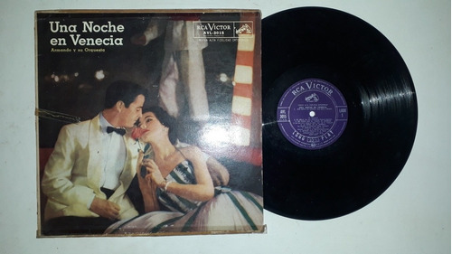 0095 Disco Vinilo Armando Y Su Orquesta Una Noche En Venecia