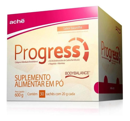 Suplemento Progress Sabor Baunilha 30 Sachês Body Balance