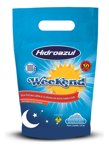 Cloro Multiação 10kg + 1 Weekend 2,4kg