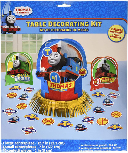 Amscan 281752 Thomas The Tank Engine - Juego De Decoración D