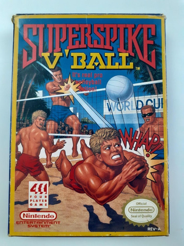 Juego Super Spike Vball Nintendo Nes Americano Completo