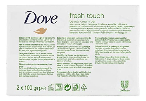 Dove:go Fresh Fresh Touch Beauty Cream Bar Com Aroma De Pepi