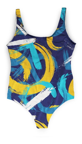 Imagem 1 de 2 de Maiô Body Bori Feminino Artistico Pintura Tinta Cores 3d