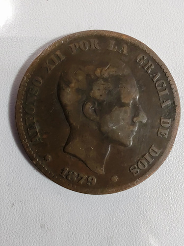 Moneda España 10 Centimos 1879 (x1358