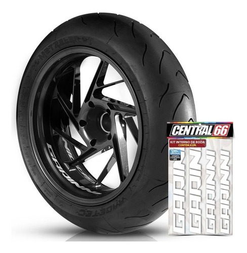 Adesivo Interno De Roda Escrita Garinni Gr150t3 Roda