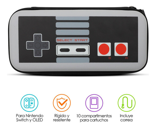 - Redlemon Funda Estuche Protector Retro Nintendo Switch Nes