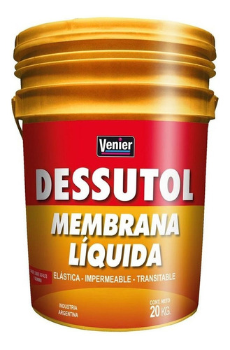 Membrana Liquida Para Techos Arena 20kg. Venier