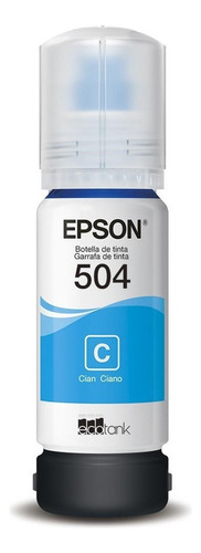 Tinta Epson 504 cian