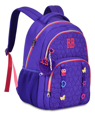 Mochila Costas Rebecca Bonbon Roxo 2025 R24536 Cor Violeta Desenho Do Tecido Liso