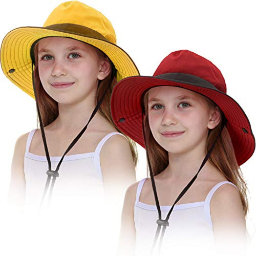 2 Piezas De Sombrero De Sol Para Niños, Gorra Plegable De Al