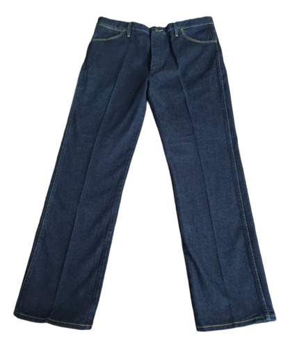 Pantalón Wrangler De Hombre Gold Edition Azul Slim Fit