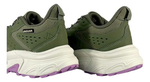 Zapatillas Jaguar 3085j Trekking Mujer Cordon Elástico
