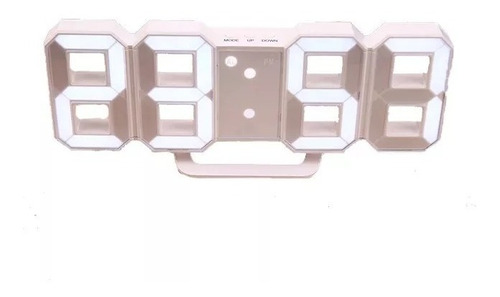 Relogio De Led Mesa/parede Decorativo Termometro Alarme Luxo