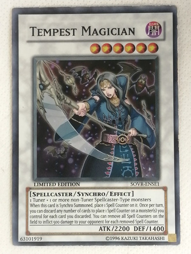 Super Synchro Yugioh Tempest Magician