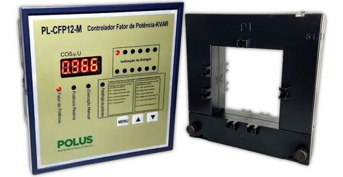 Kit Controlador Fator De Potencia + 1 Tc Bipartido 1000/5a