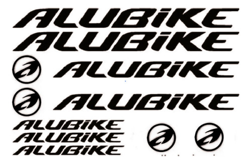 Stickers Alubike Calcomanias Ciclismo