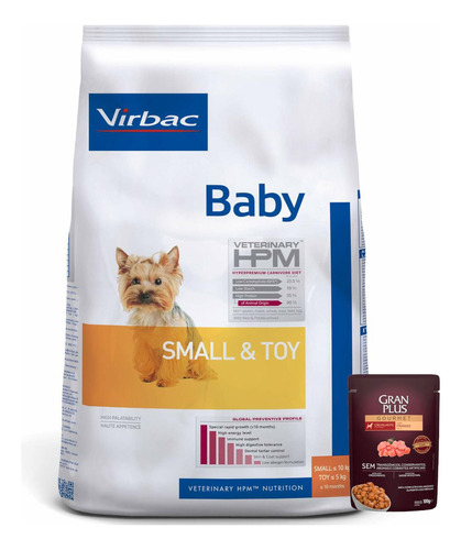 Hpm (virbac) Perro Cachorro Mini Pequeño 6 Kg + Promo!