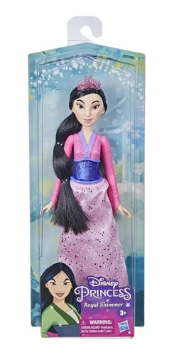 Muñeca Disney Princesa Mulán Royal Shimmer Hasbro - Premium