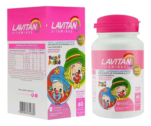 Multivitamínico Lavitan Kids. Pocitos/ Centro. 