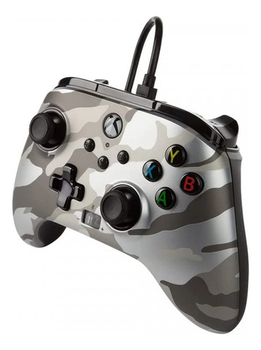 Control Gris Camuflaje Con Cable Xbox One Envio Gratis