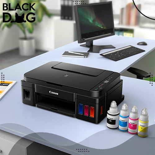 Impresora a color multifunción Canon Pixma G3110 con wifi negra 110V/220V G3110