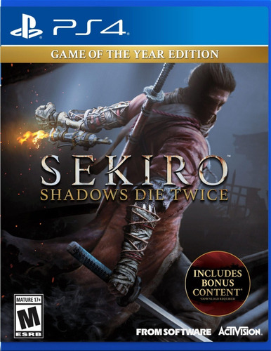 Sekiro Shadows Die Twice Goty Ps4 Fisico Soy Gamer