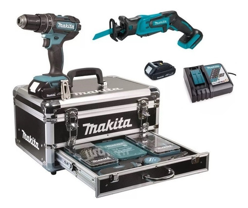 Kit  Sierra Sable Rotomartillo  Makita  Dhp482ryx21