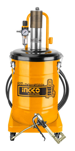 Imagen 1 de 4 de Engrasador Nuematico 30lt Ingco Agl02301 Ma-ma