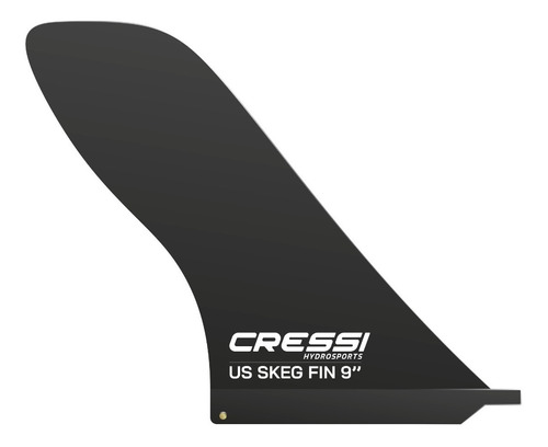 Aletilla Quilla Cressi Us Skeg Negra 9'' Para Paddleboard