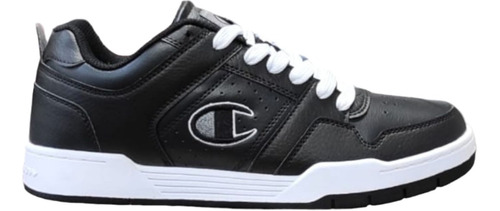 Tenis Champion Hombre Caballero Casual Negro Court Low