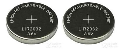 Nuevo 2 Pilas De Botón Recargables Lir2032 Lir 2032 3.6v