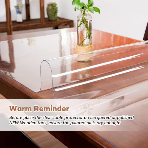 A Protector De Mesa De Plástico Transparente Rostikong De
