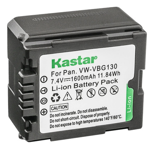 Kastar Reemplazo De Batería Para Panasonic Vw-vbg070, Vw-v.