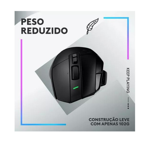 Mouse Gamer Sem Fio G502 X Lightspeed Preto Logitech
