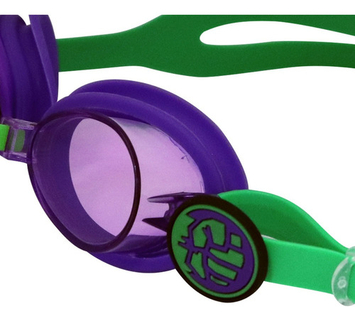 Goggle De Natación Kids Voit Marvel Avengers Hulk Color Verde