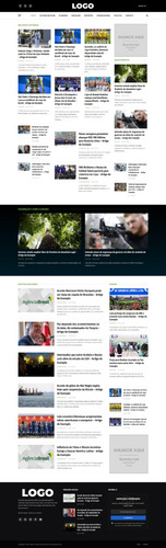 Portal De Notícias Responsivo + Bônus