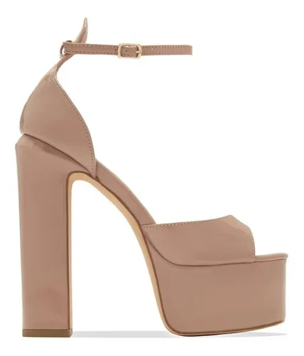 Tacones beige abiertos new arrivals