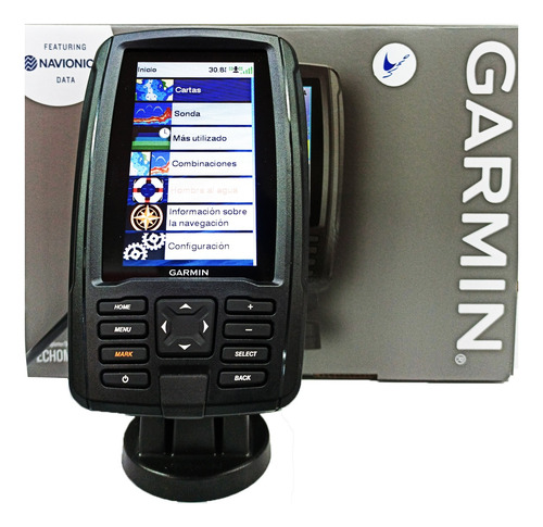 Plotter Ecosonda 43 Cv Plus Garmin Con Transductor + Carta
