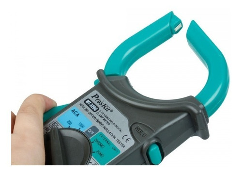 Imagen 6 de 9 de Pinza Amperometrica Proskit Mt-3266 Digital Con Estuche