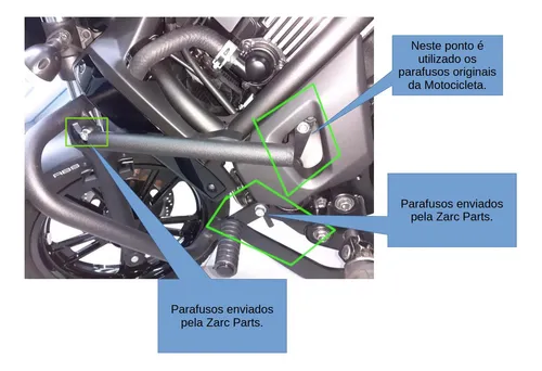 Protetor Motor Mata Cachorro Tubular Kawasaki Vulcan 650 S Protetor Motor Mata Cachorro Tubular Kawasaki Vulcan 650 S