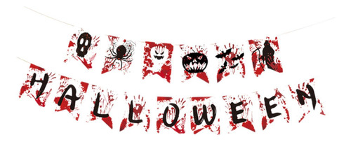 Decoración De Pancarta De Halloween, Pancartas Sangrientas,
