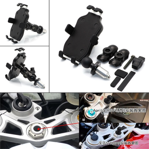 Soporte De Teléfono De Motocicleta En Horquilla Soporte De M