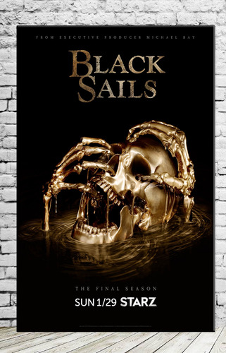 Cuadro Black Sails Series Posters 40x55 Cm Calidad Premium ....