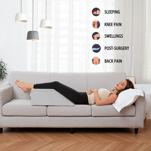Almohada De Elevación Con Espuma Viscoelástica Y Gel Refresc