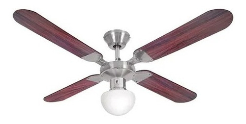 Ventilador Techo Con Luz Liliana Vthm214 4 Palas Reversibles